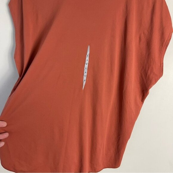 Nike Women's City Sleek Top in dusty peach size XXL reflective gym running yoga - Picture 7 of 14